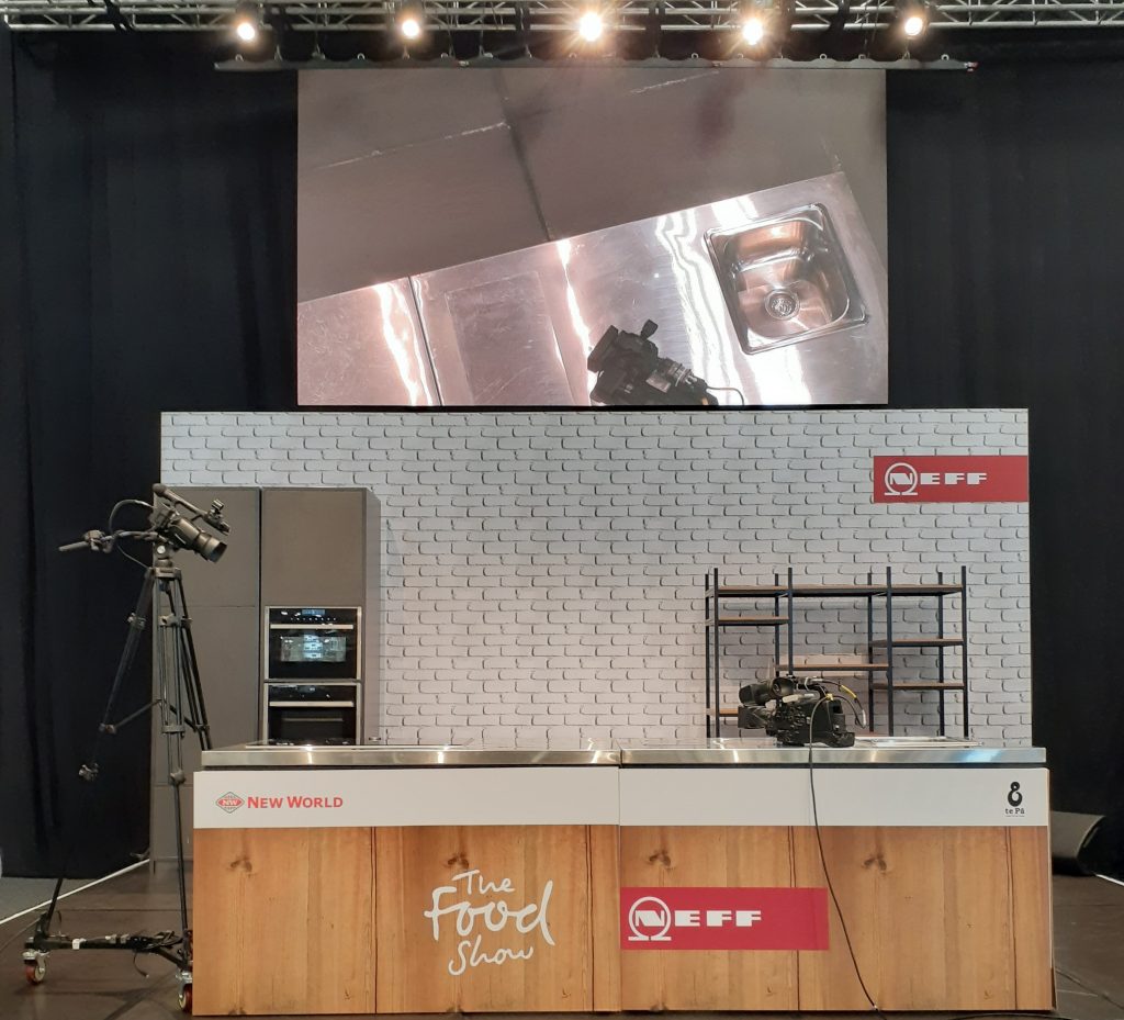 The Food Show Auckland 2019 main stage from the audiences perspective