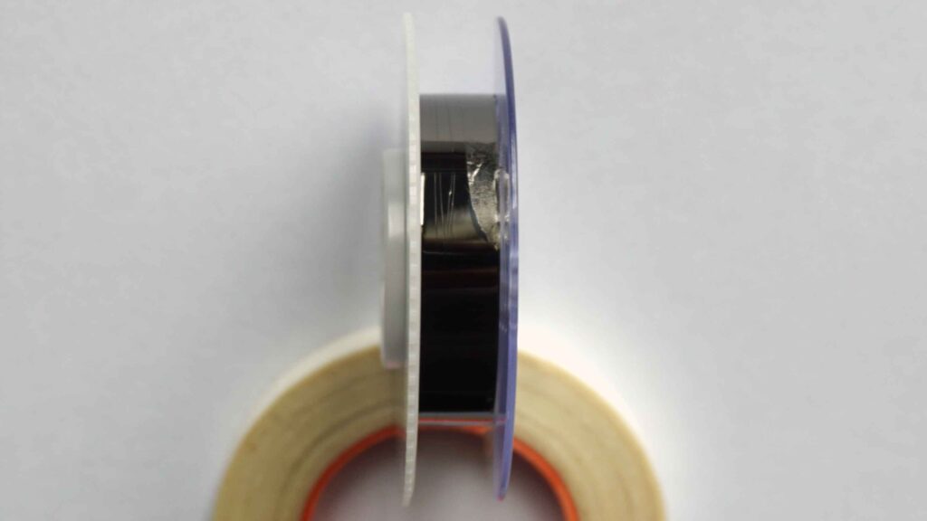 Damaged DVCPRO tape reel