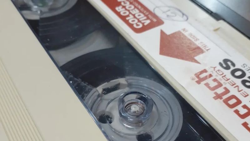 Umatic small cassette after cleaning