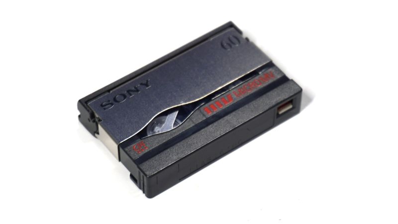 Micro MV digital video tape