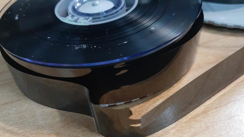 Moldy Betacam Tape